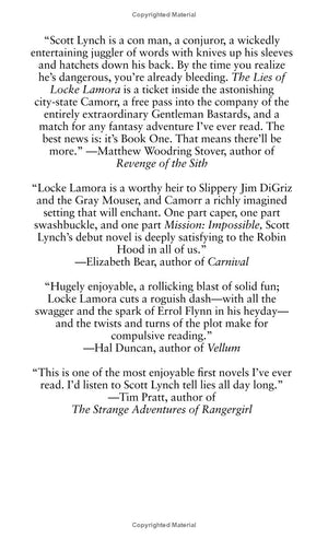 Scott Lynch's Gentleman Bastards Books 1-3 in the Series (Set Incldues: The Lies of Locke Lamora, Red Seas Under Red Skies and The Republic of Thieves)