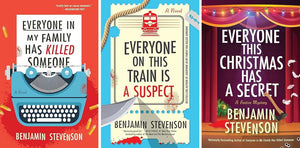 The Ernest Cunningham Series 3 Books Collection by Benjamin Stevenson (Everyone in My Family Has Killed Someone, Everyone on This Train Is a Suspect, ... Christmas Has a Secret: A Festive Mystery)