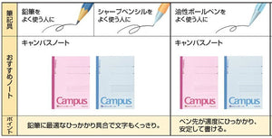 KOKUYO Campus Notebook, A 7mm Ruled, A4, 30 Sheets, 35 Lines, Pink, Pack of 3, Japan Import (NO-203AX3)