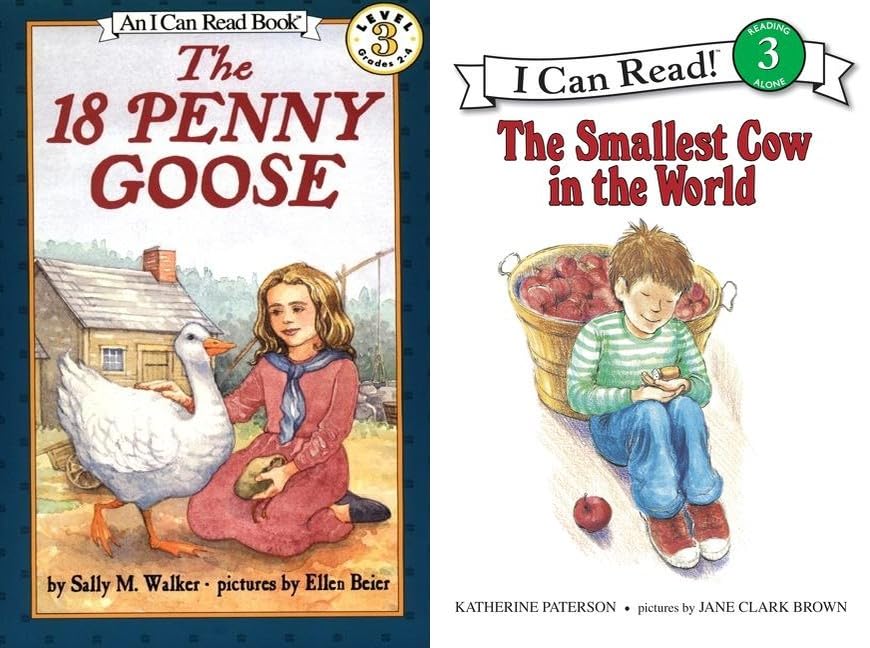 I Can Read Series Level 1 & 3: 10-Book Collection Set, The 18 Penny Goose, Magic Secrets (Rev), The Outside Dog, Dolphin, Digby, Libby Loves Science: States of Matter & More