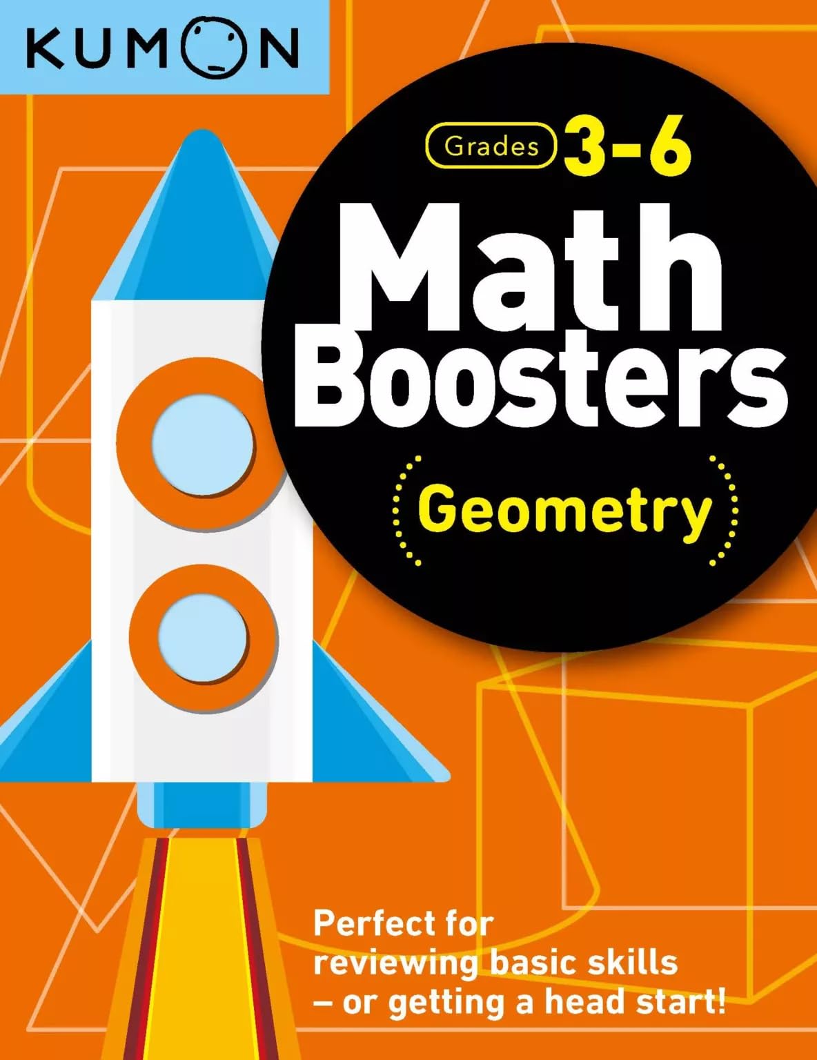 Kumon Math Boosters 4 Books Set for Grades 3 - 6, Ages 9 - 11 (Fractions, Word Problems, Geometry, Problem Solving with Ratios & Proportions)