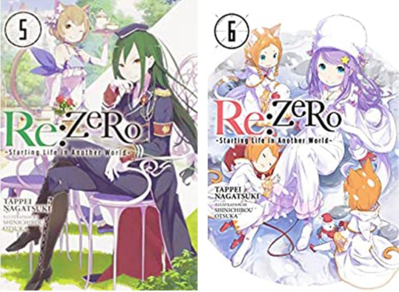 Re:ZERO -Starting Life in Another World- Vol. 1-10 Light Novel Set by Tappei Nagatsuki