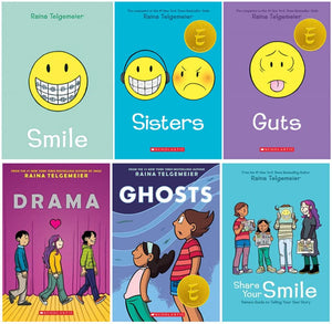 Raina Telgemeier Bestselling 6 Books Collection