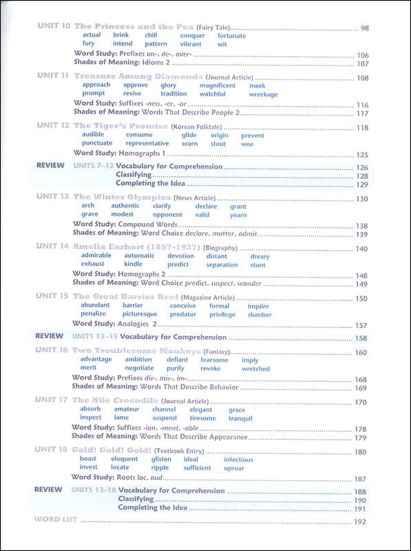 Vocabulary Workshop Enriched Green Level Student Edition, Grade 3 | Vocabulary Workbook | Elementary English Language Arts