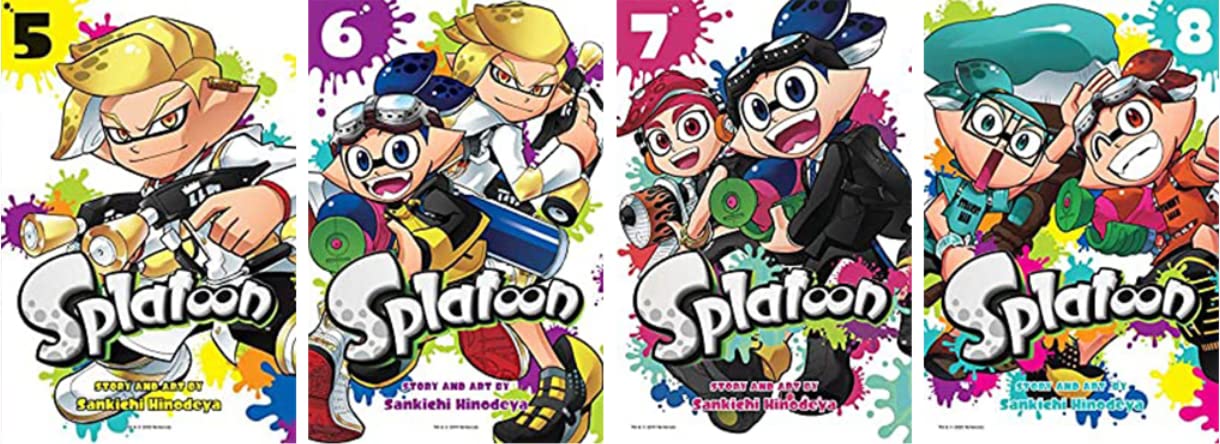 Splatoon Manga Set Vol.1-16 by Sankichi Hinodeya