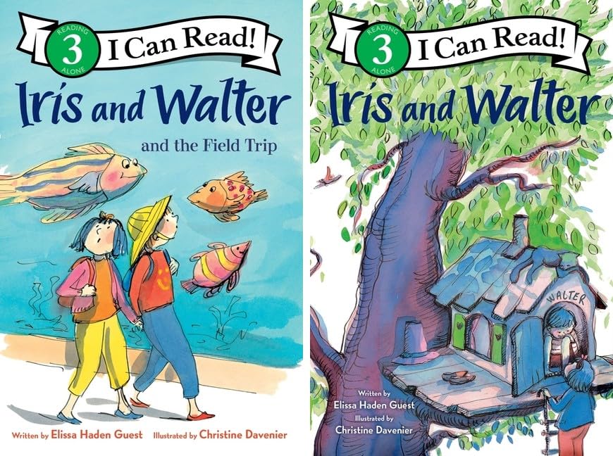 I Can Read Comics Series Level 3: 10-Book Collection Set, Cool Buds: To the Rescue!, Treasure Map!, Iris and Walter, Field Trip, The Fix-Its, Long Way Westward, Weather Poems & More