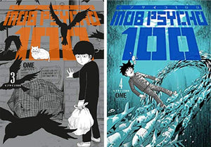 Mob Psycho 100 Manga 10-book Collection Set: Vol. 1-9 and Reigen by ONE