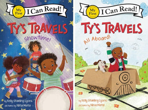 Ty’s Travels & Otter My First I Can Read 10 Books Set: Showtime!, All Aboard!, Beach Day!, Winter Wonderland, What Pet Is Best?, I Love Books!, Best Cake Ever, Hello Sea Friends, Bath Time, Swimming