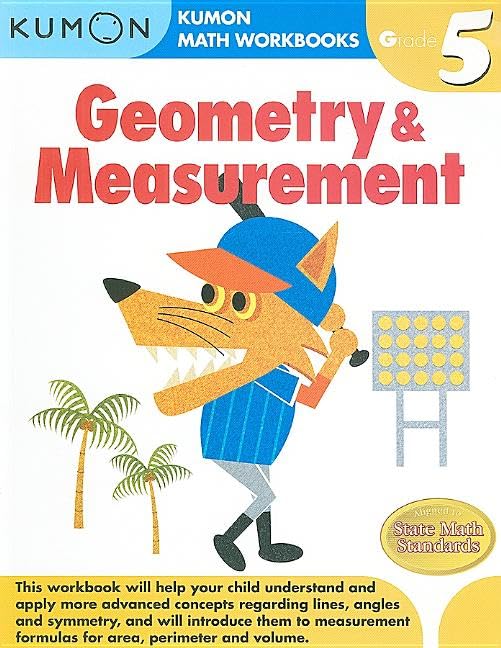 Kumon Grade 5 Complete Workbook Set (5 Workbooks) – Decimals & Fractions, Geometry & Measurement, Word Problems, Reading & Writing