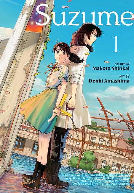 Suzume Manga Series Complete 3 Books Set by Makoto Shinkai – Volumes 1, 2 & 3