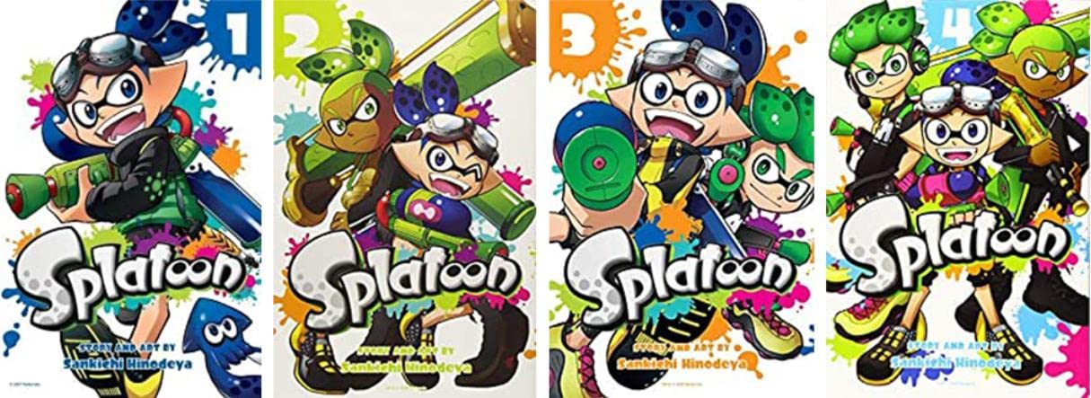 Splatoon Manga Set Vol.1-16 by Sankichi Hinodeya