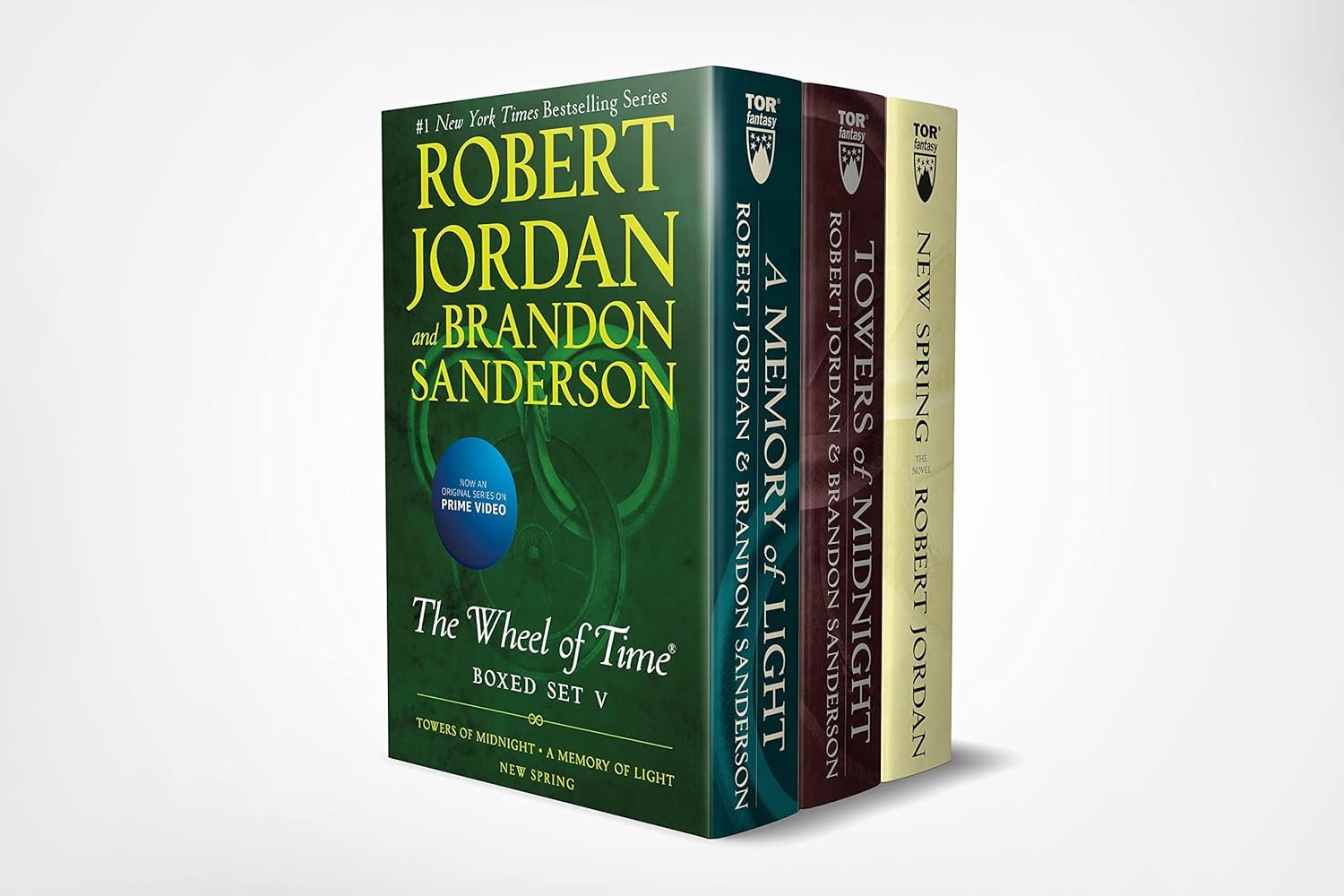 The Wheel Of Time, 15 Book Set: New Spring, Eye The World, Great Hunt, Dragon Reborn, Shadow Rising, Fires Heaven, Lord Chaos, Crown Swords, Path Daggers, Winter'S Heart And Many More