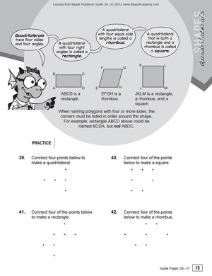 Beast Academy 3A: Guide and Practice, 2 Books Collection Set, 3A Math Guide, 3A Math Practice, by Art of Problem Solving