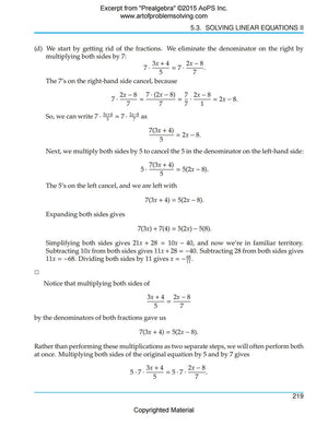 Art of Problem Solving Series Prealgebra 2 Books Set (Textbook and Solutions Manual) by Richard Rusczyk, David Patrick and Ravi Boppana
