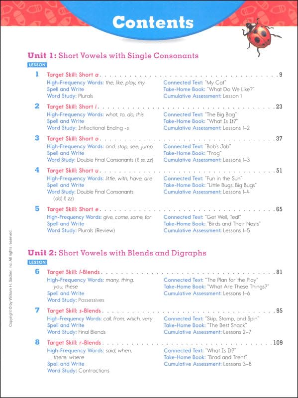 From Phonics to Reading Level A Student Edition, Grade 1 | Phonics & Reading Workbook | English Language Arts Learning Book