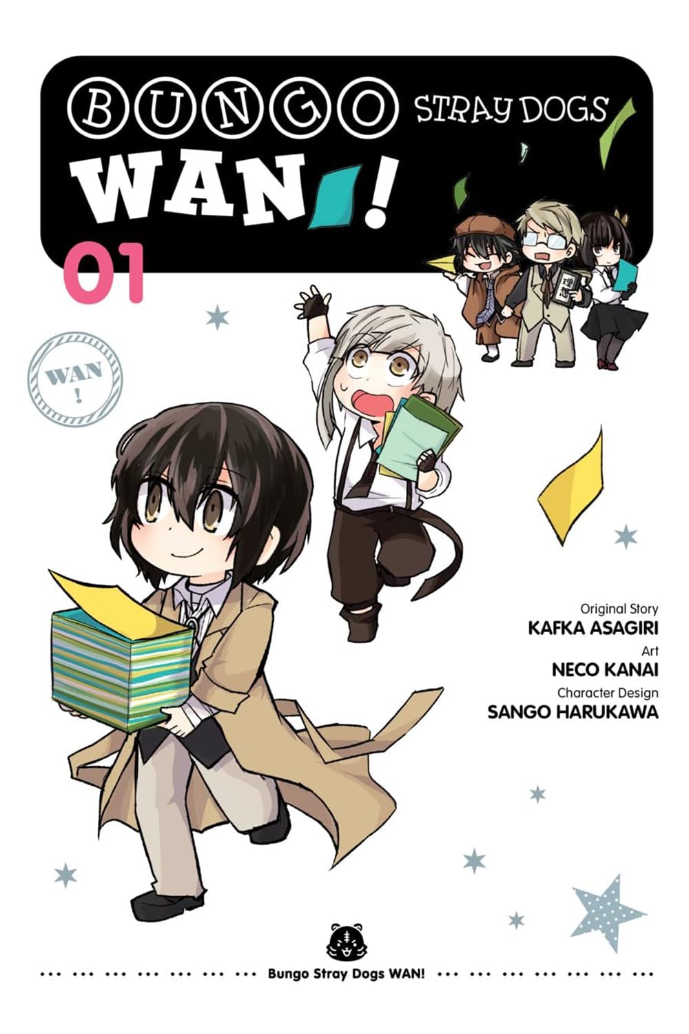 Bungo Stray Dogs: Wan! Series, Set of 6 Books. Vol. 1-6