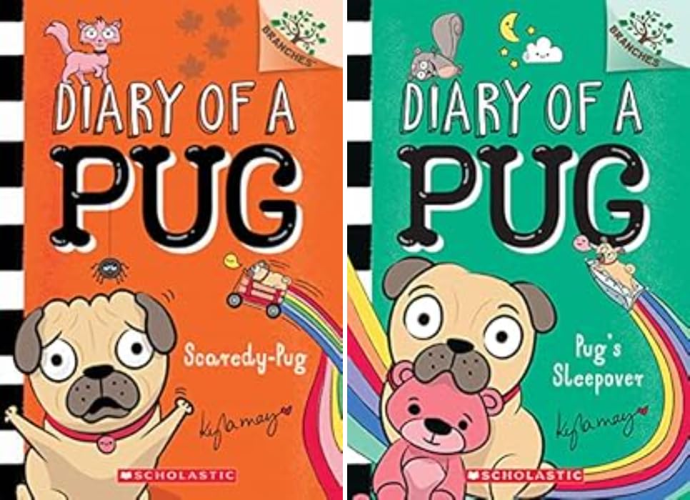 Diary of a Pug Series, 15 Books Collection Set by by Kyla May