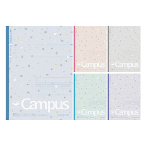 KOKUYO Composition Notebooks, 5 Pack Campus Semi-B5 Comp Book with Dot B 6mm Ruled, 30 Sheets, School Lined Notebook in Shear Stone, Journal Notebook for Women Work Study Note Taking(NO-GS3CWBT-L1X5)