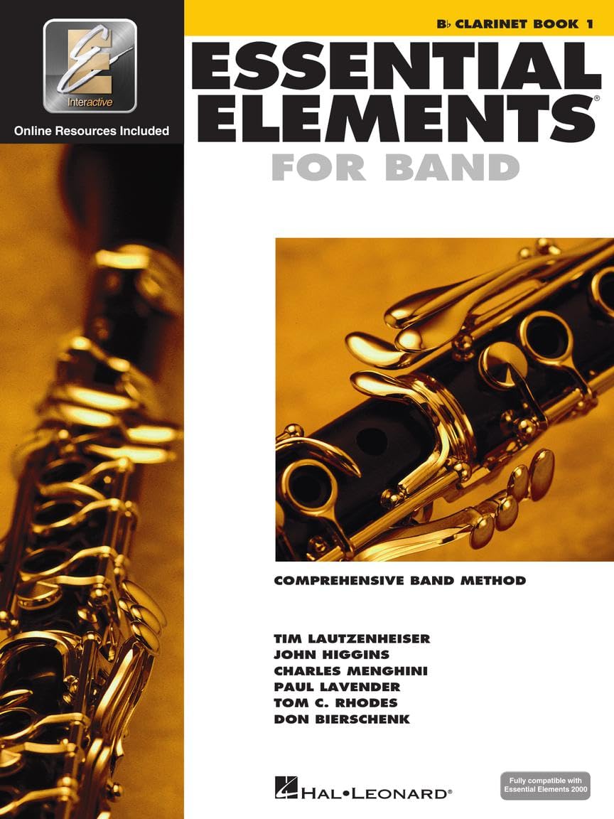 Essential Elements for Band – Bb Clarinet Book 1 with EEi Online Resources | Clarinet Method Book and Sheet Music for Students and Teachers | Band Method Songbook – Newer 2025 Edition Available