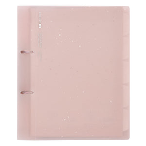 Kokuyo Me 2-Ring Loose Leaf Binder, B5, Up to 100 Sheets, Taupe Rose, Japan Import (KME-TRBPP358MV)