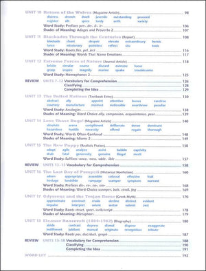 Vocabulary Workshop Enriched Orange Level Student Edition, Grade 4 | Vocabulary Workbook | Elementary English Language Arts