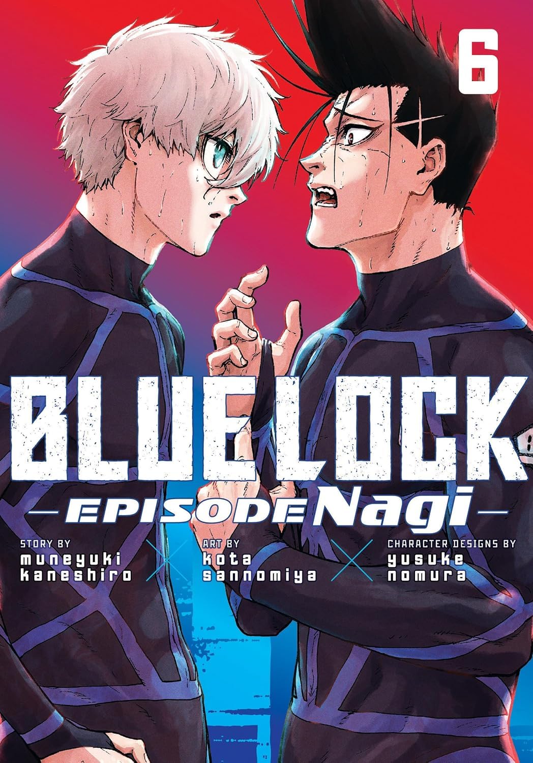 Blue Lock: Episode Nagi Series Vol.1-6, 6 Books Collection Set by Kota Sannomiya