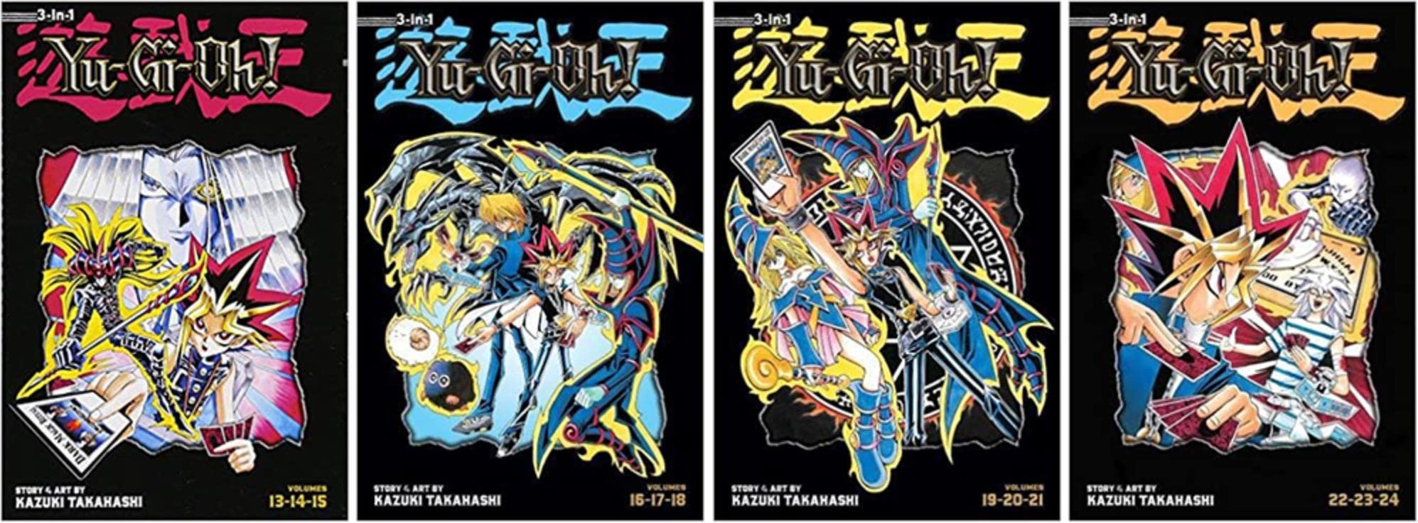 Yu-Gi-Oh! 3-in-1 Edition Complete 13-book Manga Set by Kazuki Takahashi