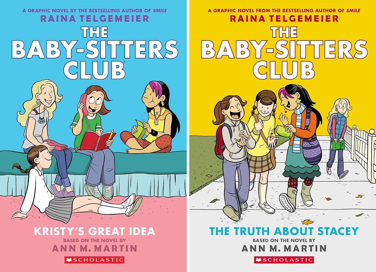 The Baby-Sitters Club Series. 17 Books Collection Set by Raina Telgemeier