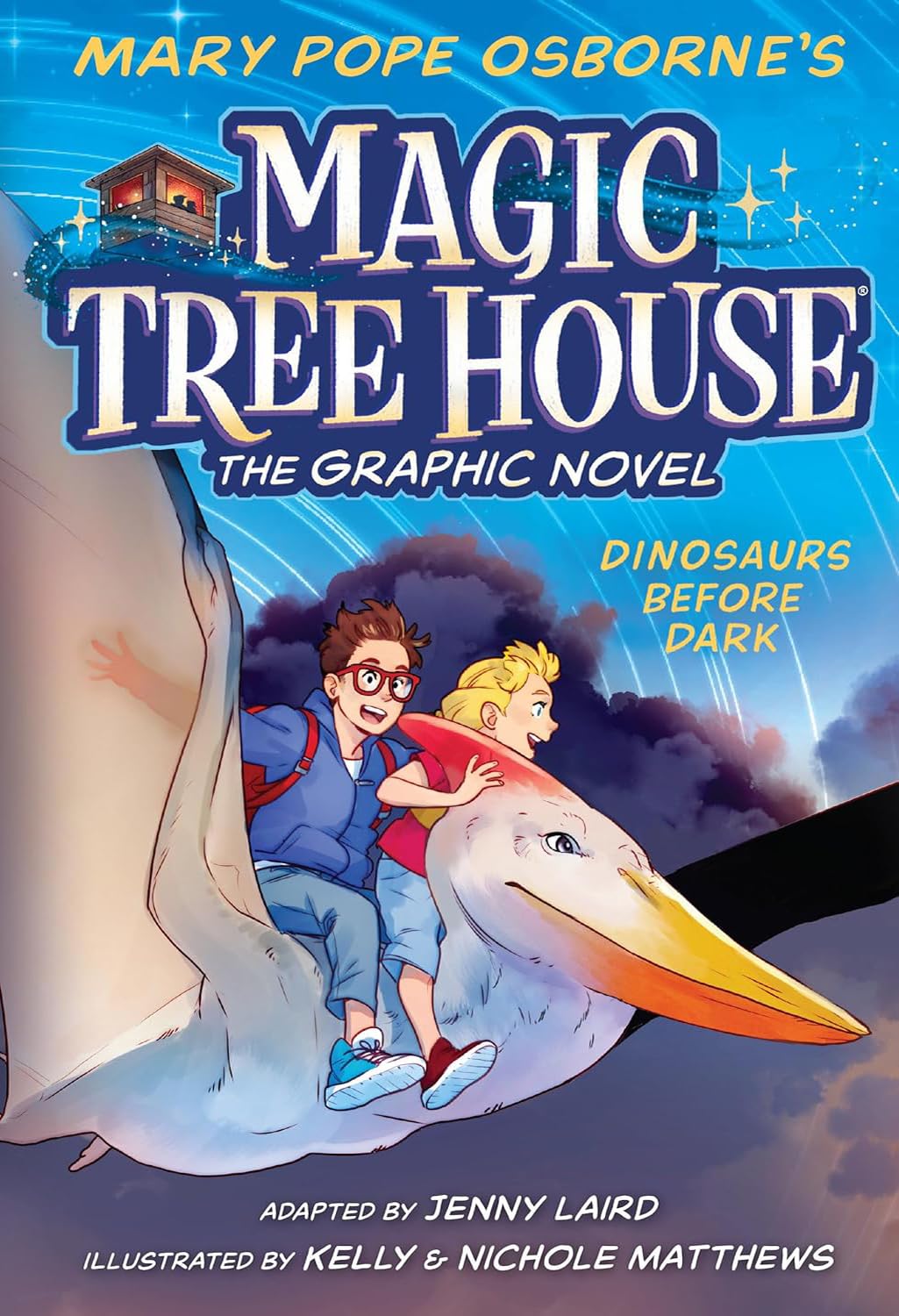 Magic Tree House Graphic Novels Series, 8 Books Collection Set, Dinosaurs Before Dark, The Knight at Dawn, Mummies in the Morning, Pirates Past Noon, ... of the Sabertooth and Midnight on the Moon