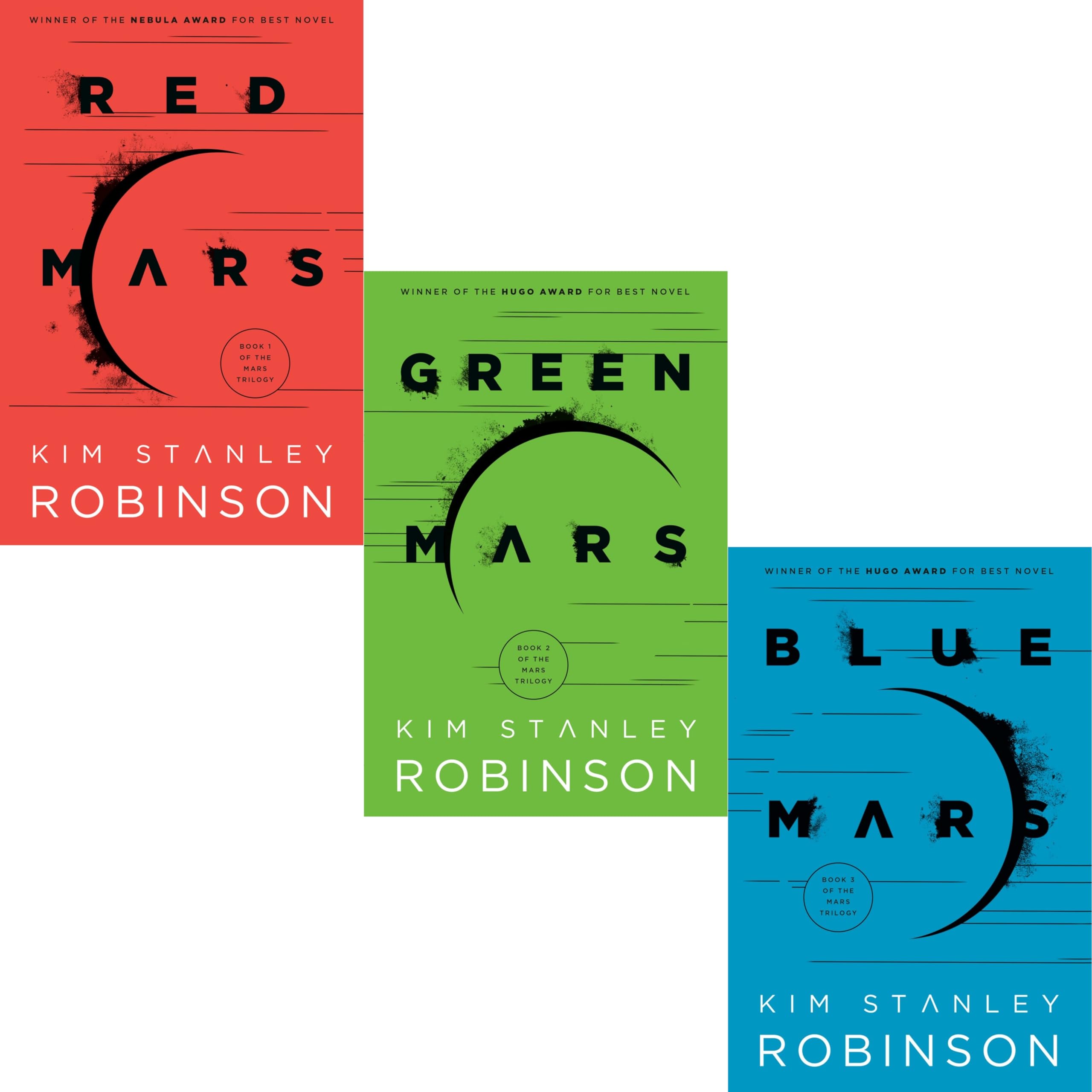 [MARS TRILOGY] RED MARS, GREEN MARS [and] BLUE MARS.