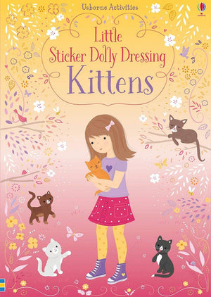 Usborne Little Sticker Dolly Dressing 5 books collection set for kids (Easter, Kittens, Parties, Pets, Princesses)