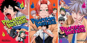 Phantom Busters Manga Series Books 1–3 Paperback Set by Neoshoco