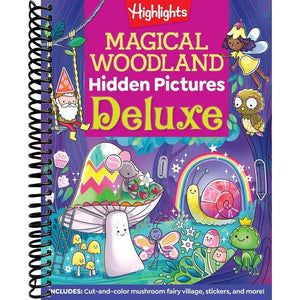 Magical Woodland Hidden Pictures Deluxe: 96 Pages of Magical Recipes, Crafts, Forest Puzzles and Stickers, Search for Mushrooms, Gnomes, Woodland Animals and More (Highlights Hidden Pictures)