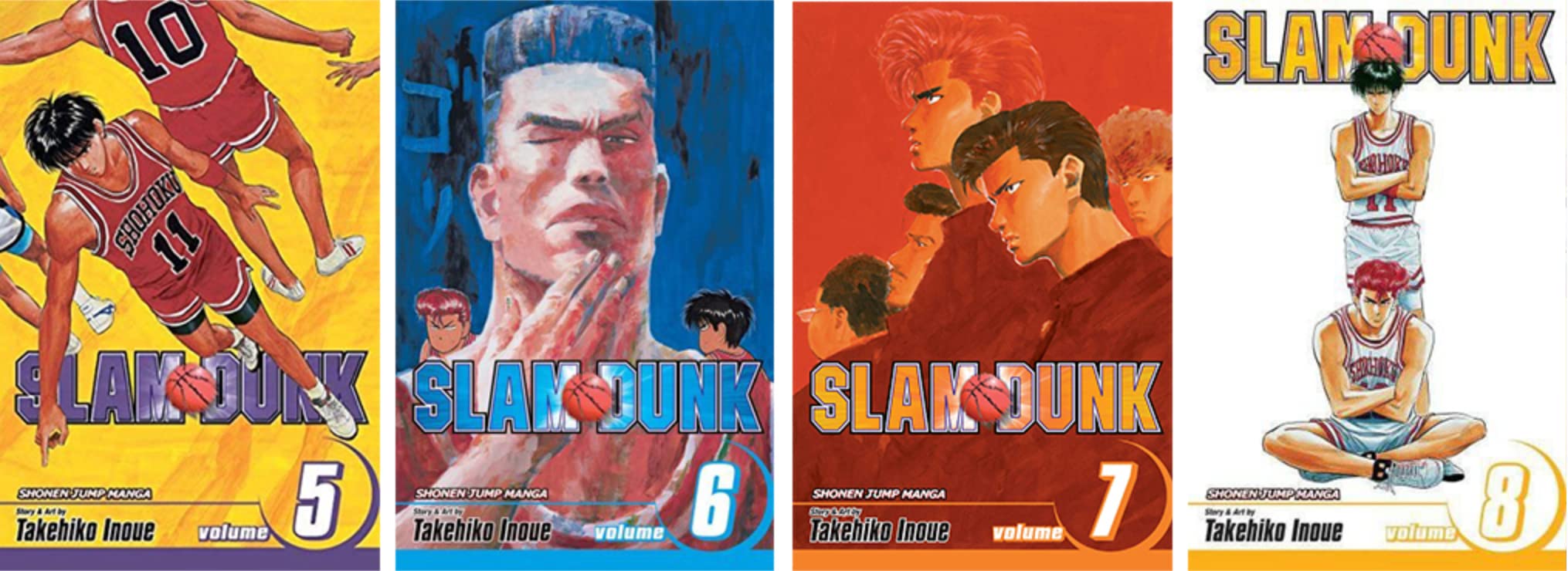 Slam Dunk Manga Set Vol. 1-16 by Takehiko Inoue