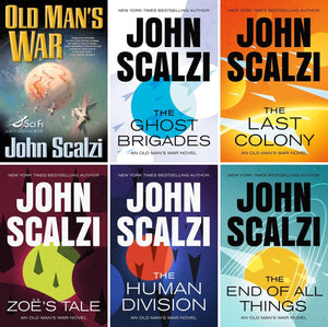 Old Man's War Series: 6-Book Collection Set: Old Man's War, The Ghost Brigades, The Last Colony, Zoe's Tale, The Human Division, The End of All Things, by John Scalzi