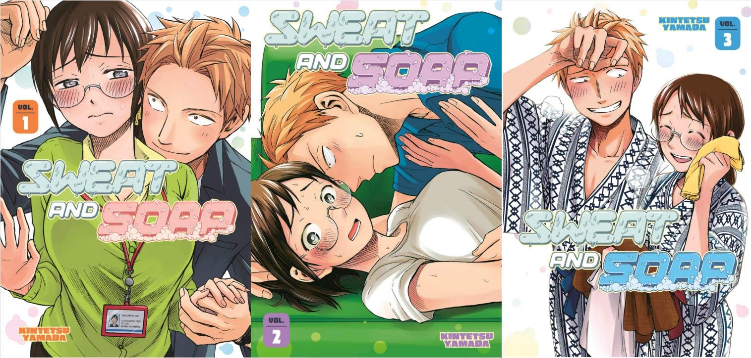 Sweat and Soap Manga Complete Collection Set Volumes 1-11 by Kintetsu Yamada