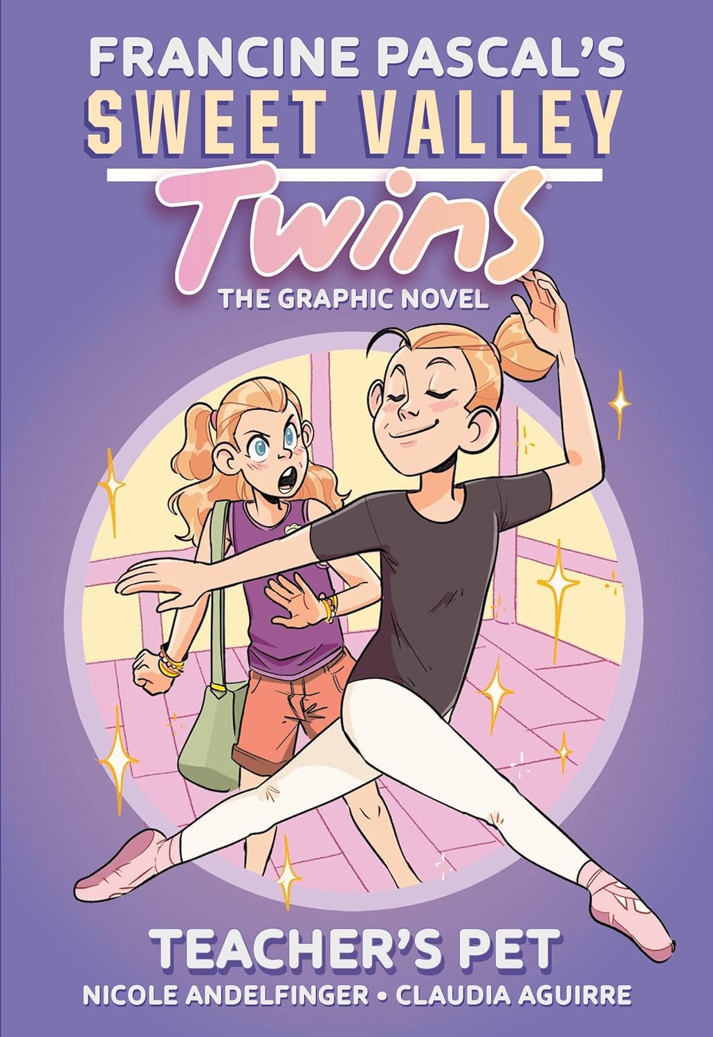 Sweet Valley Twins Series, Set of 7 Graphic Novel Books. Best Friends, Teacher's Pet, Choosing Sides, The Haunted House, Sneaking Out, The New Girl, Three's a Crowd by Nicole Andelfinger