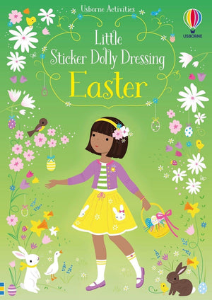 Usborne Little Sticker Dolly Dressing 5 books collection set for kids (Easter, Kittens, Parties, Pets, Princesses)