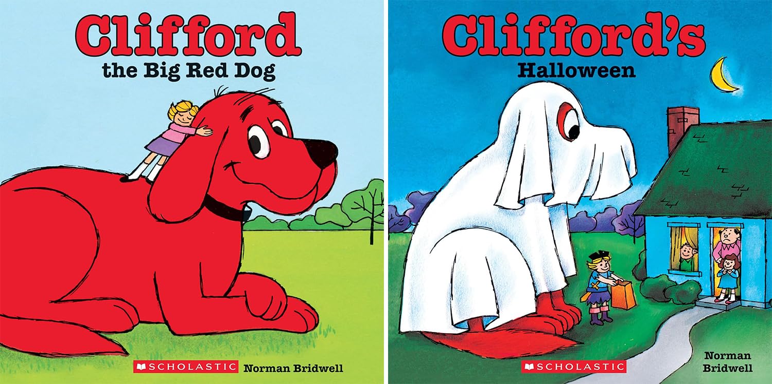 Clifford Series Books, 9 Books Collection Set, Classic Storybook, by Norman Bridwell