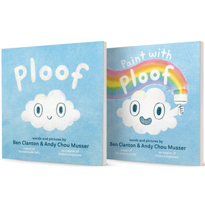 The Ploof Series 2 Books Collection Set-Ploof, Paint with Ploof by Ben Clanton