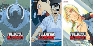 Fullmetal Alchemist 3-in-1 Edition Complete 9-book Manga Set by Hiromu Arakawa