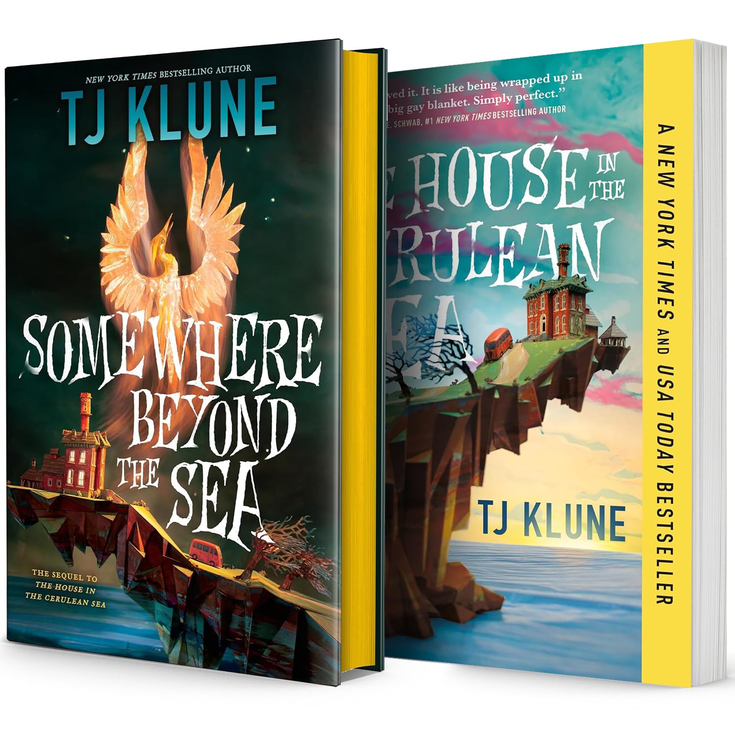 Cerulean Chronicles Series Collection Set of 2 Books. The House in the Cerulean Sea and Somewhere Beyond the Sea by TJ Klune