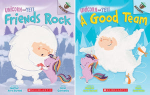 Unicorn and Yeti Volume 1-9, Collection 9 Books Set, Sparkly New Friends, A Good Team, Friends Rock, Cheer Up, Fair and Square, Together, Stuck with You, Fun and Games, Razzle Dazzle, An Acorn Book