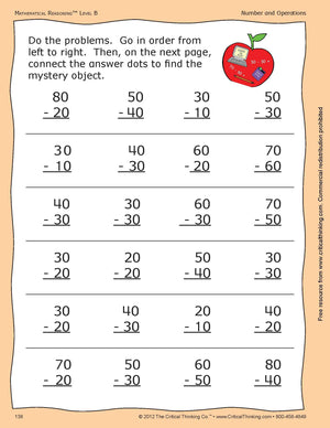 Mathematical Reasoning Level B Full Curruculum Workbook - Bridging the Gap Between Computation and Math Reasoning (Grade 1)