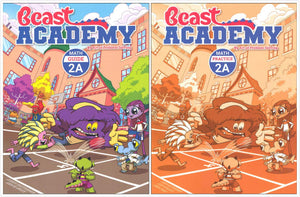 Art of Problem Solving: Beast Academy 2A Books Set (2 Books) - 2A Math Guide, 2A Math Practice