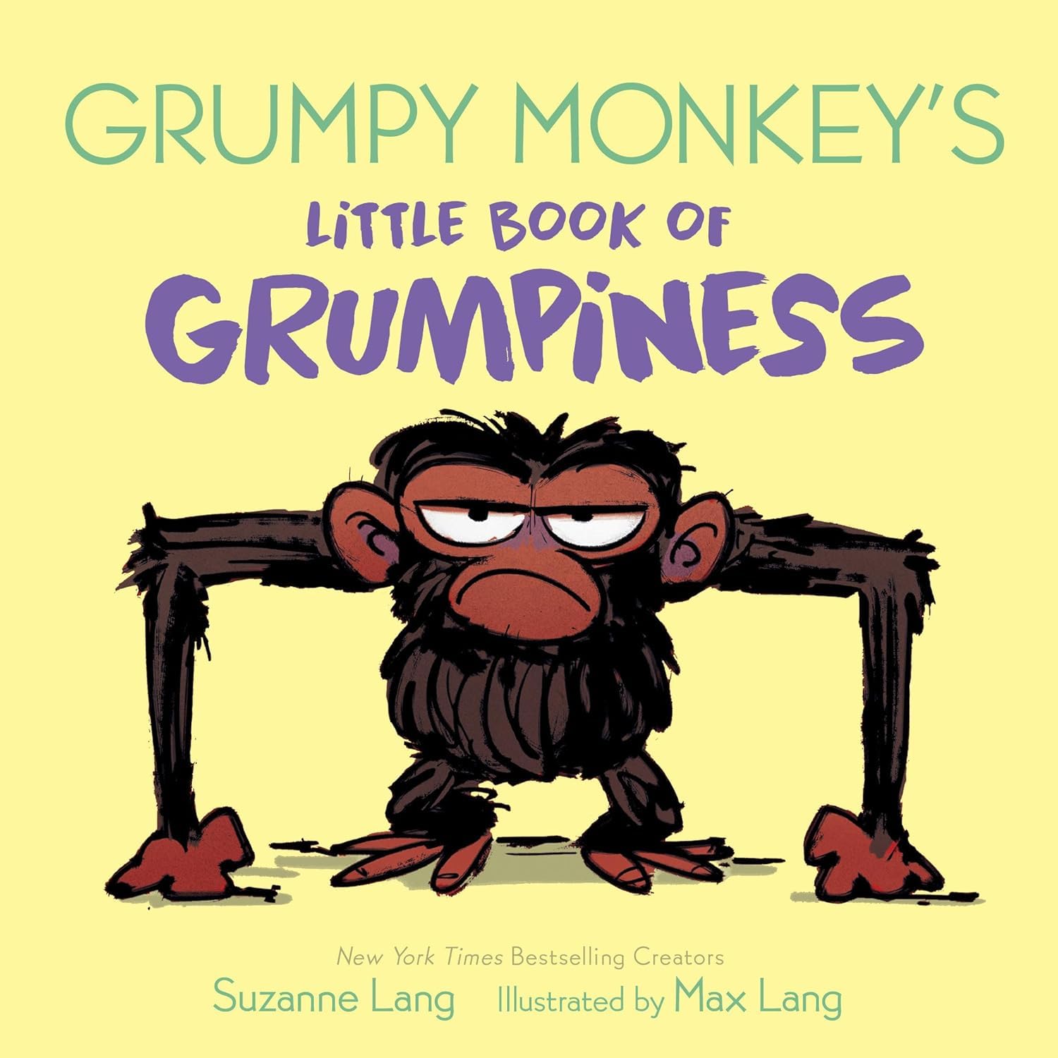 Grumpy Monkey Series, 5 Books Collection Set, Grumpy Monkey, Grumpy Monkey's Little Book of Grumpiness, Grumpy Monkey Says No! Grumpy Monkey Are We There Yet? Grumpy Monkey Yuck! by Suzanne Lang