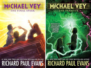 Michael Vey Series 9 Books Set - The Prisoner of Cell 25, Rise of the Elgen, Battle of the Ampere, Hunt for Jade Dragon, Storm of Lightning, Fall of Hades, The Final Spark, The Parasite, The Traitor