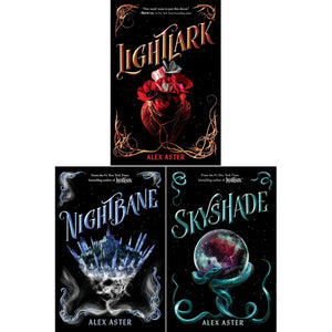 The Lightlark Saga 3 Books Collection Set (Lightlark, Nightbane, Skyshade) by Alex Aster