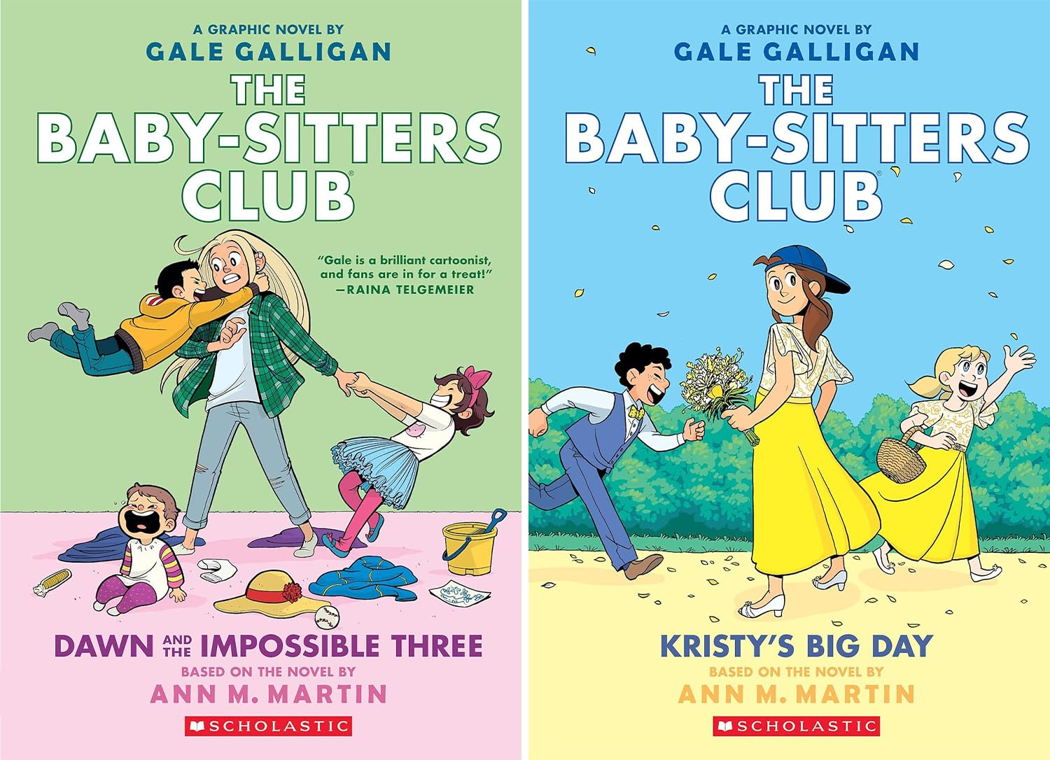 The Baby-Sitters Club Series. 17 Books Collection Set by Raina Telgemeier