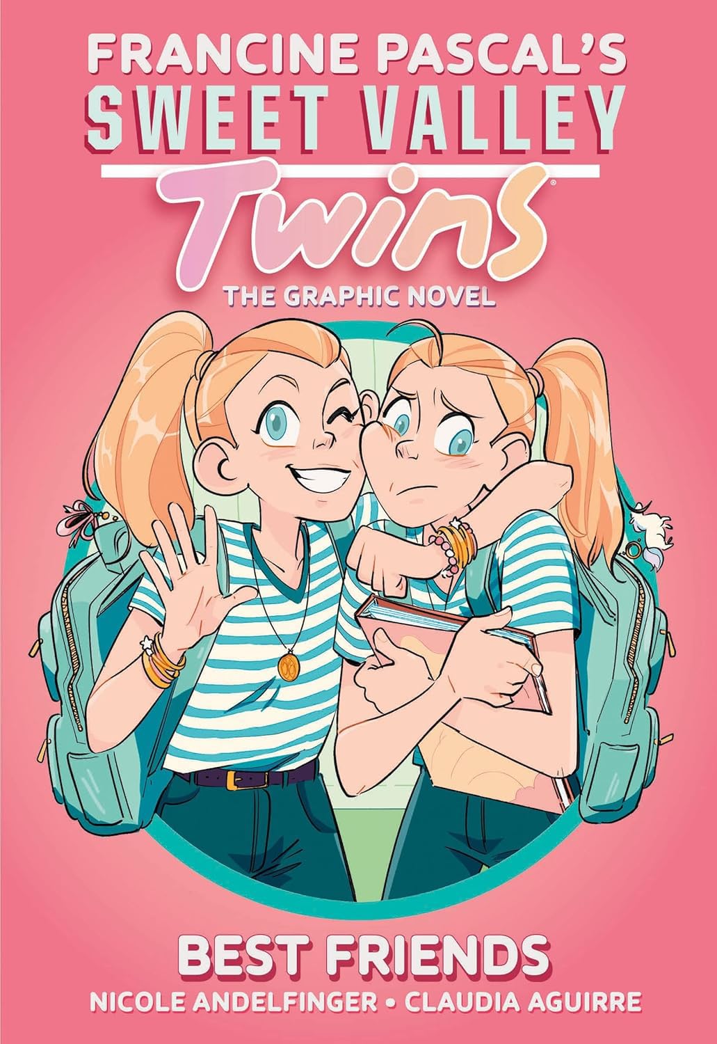 Sweet Valley Twins Series, Set of 7 Graphic Novel Books. Best Friends, Teacher's Pet, Choosing Sides, The Haunted House, Sneaking Out, The New Girl, Three's a Crowd by Nicole Andelfinger